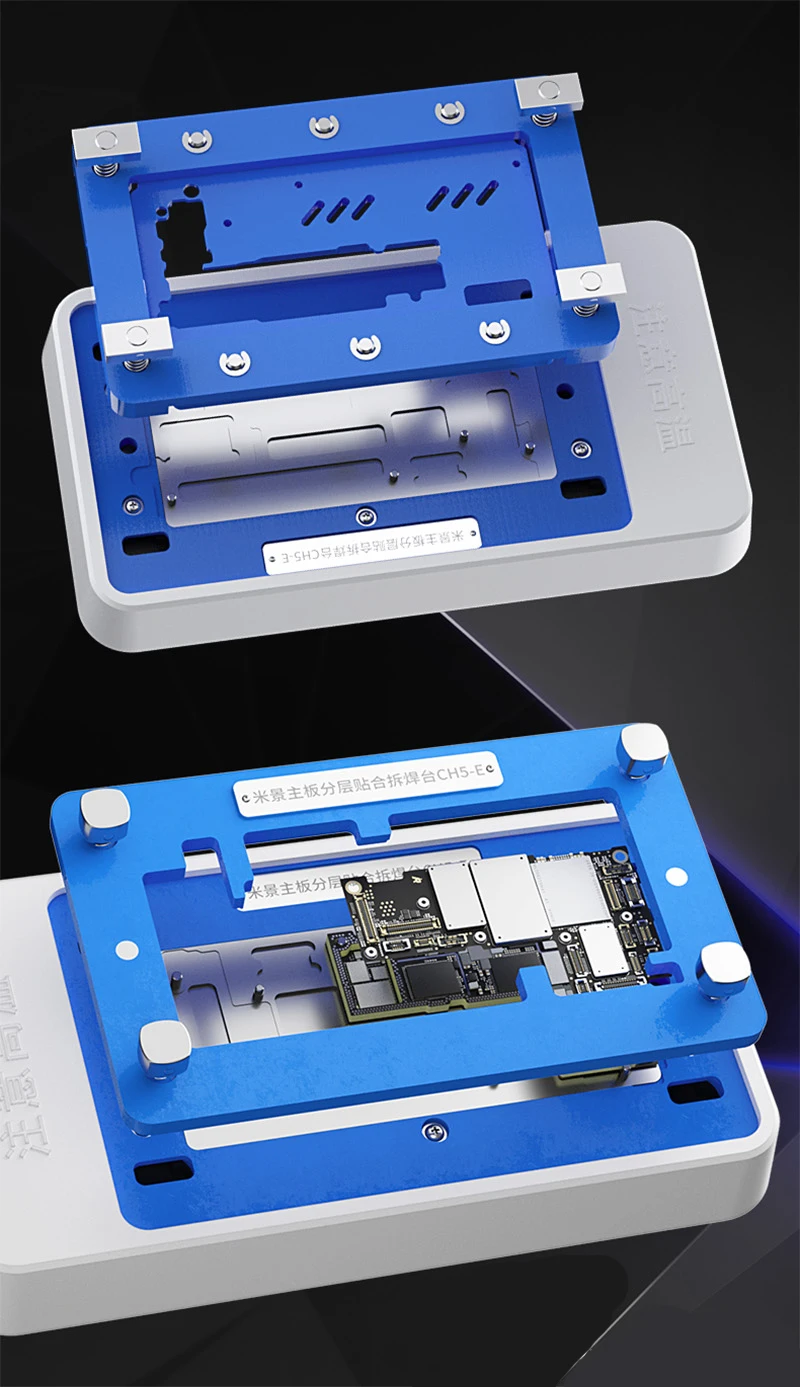 MiJing CH5 Welding Platform for iPhone 12 11 Pro Max X/XS/XSMAX Motherboard Layered Chip Glue Removal Desoldering Station Tool hot air rework station