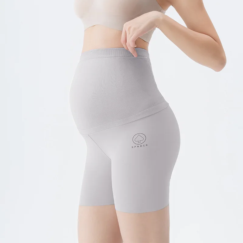 Plus Size Maternity Tights High Elasticity Underwear Clothes For Fat Pregnant Women Pregnancy Breathable Safety Shorts