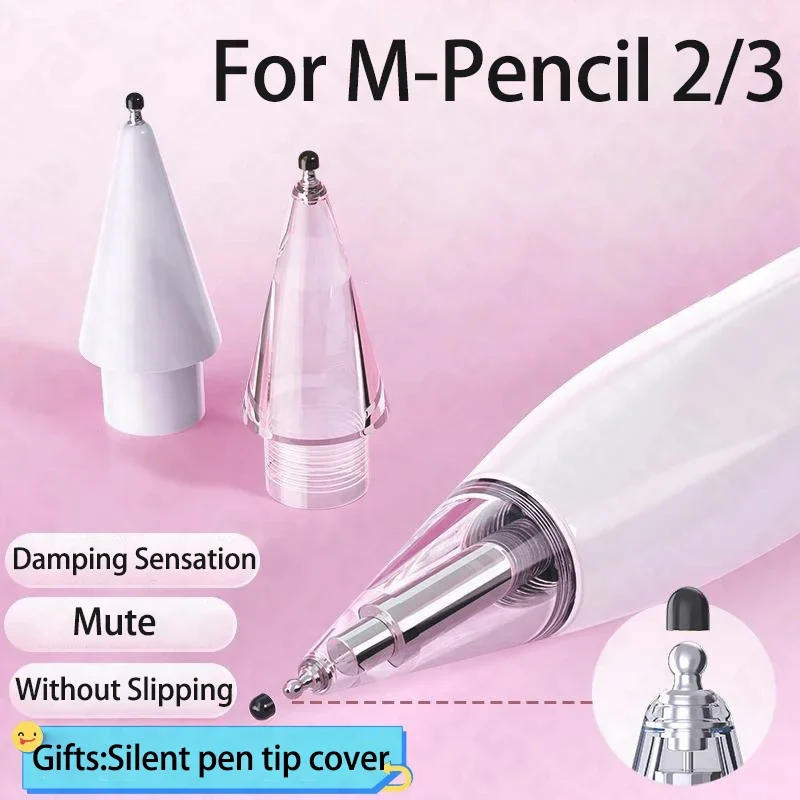 Per Huawei M-Pencil 2/3 generazione sostituzione pennino schermo stilo punta penna M-Pencil 3 pennini sostituibili con copertura Mute