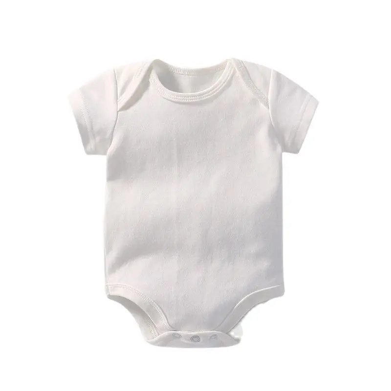

Летнее хлопковое боди для новорожденных, однотонные трико для мальчиков и девочек