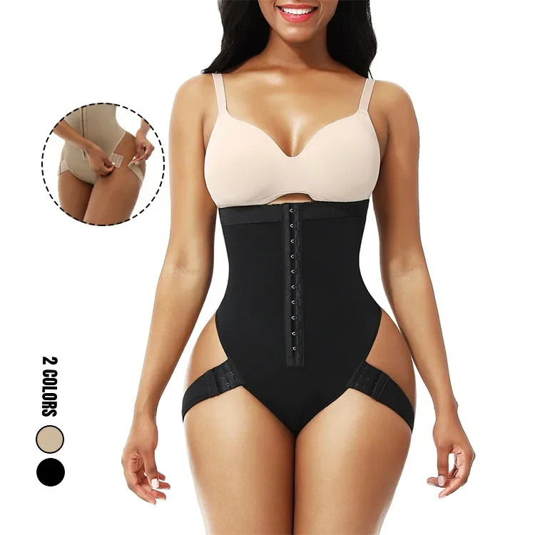 

One-Piece High Waist Abdominal Pants Hip Shaping Large Size Shaping Pants Breasted Waist Slimming Butt Hip Training Pants
