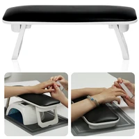 Big Size Folding PU Leather Hand Rest Pillow Nail Arm Rests Manicure Table Cushion Holder Nail Art Stand Nails Salon Tools 2