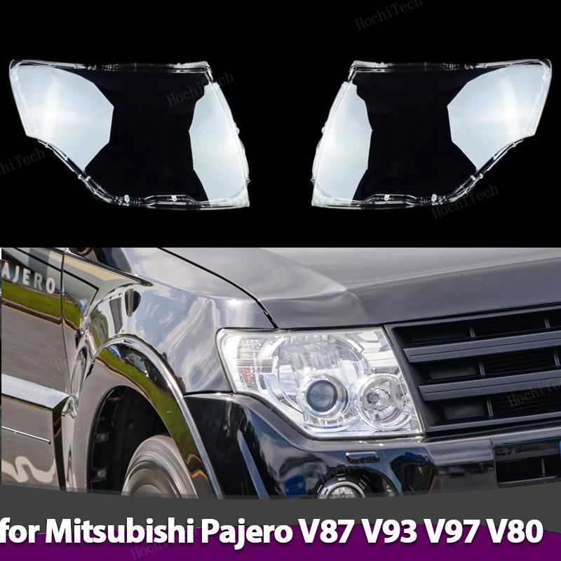 

Headlight Cover Transparent Glass Headlamps Lamp Shell Masks For Mitsubishi Pajero V87 V93 V97 V80 NS NT NW NX Exceed 2007-20