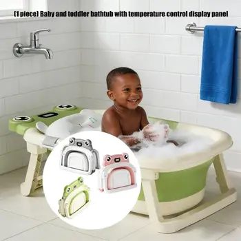 Vaschetta da bagno per bambini con imbottitura rimovibile con supporto ergonomico e vasca da bagno comoda e antiscivolo per e