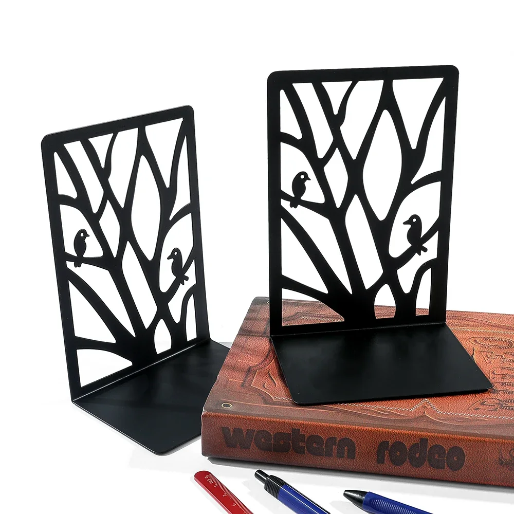 Bookend 새 가지 책상 거치대 선물, 책 다리미 선반, 사무실 스탠드, 집, 사랑 끝
