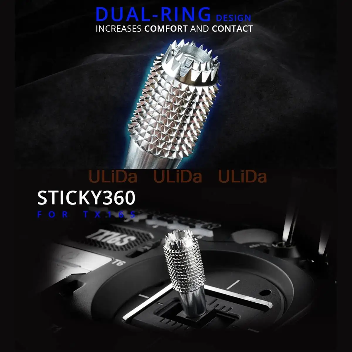 Bâtons de Cardan RC M3 M4 Antidérapants pour RadioMaster FUTABA JR