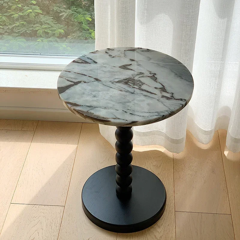 40CM x 50CM Natural Italian Luxury Marble Stone Calacatta Viola Violet Coffee Side Coffee Table