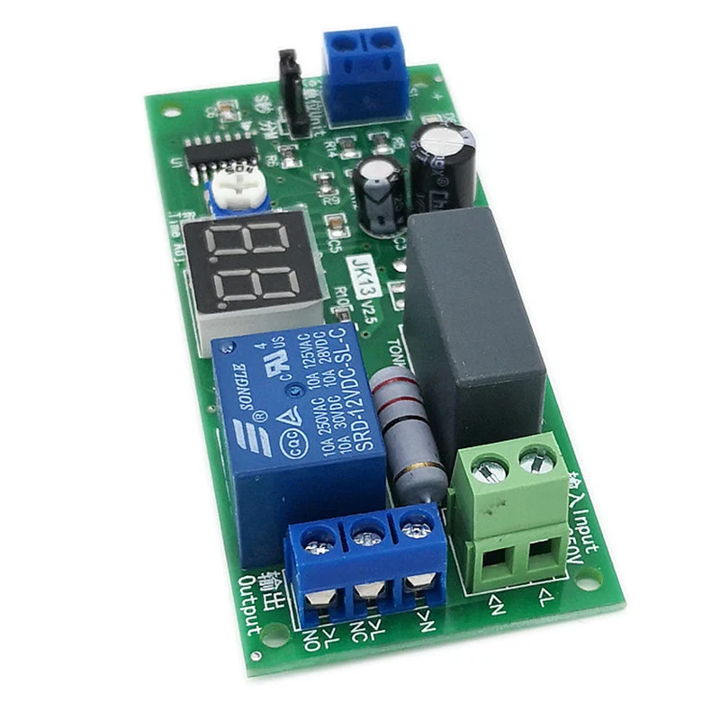 12v Timer AC220V 230V Trigger Delay Timer Switch Turn On Off Time Relay ...