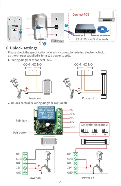  ThikK Tuya - Timbre de puerta dual WiFi 5G/2.4GHz, timbre de  puerta al aire libre, impermeable, intercomunicador IP68, cámara  inalámbrica para teléfono (color: opción 8, tamaño: A/U) : Herramientas y  Mejoras