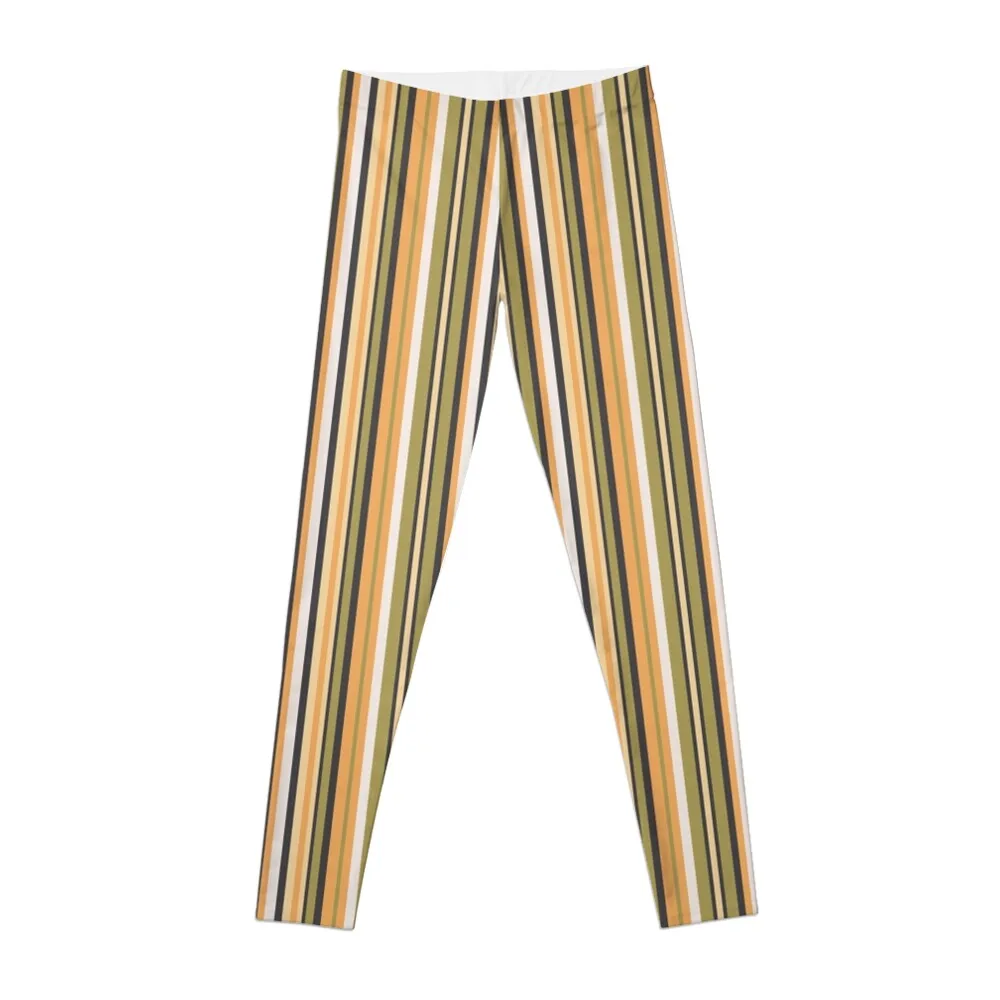 

Audubon's Maryland Yellowthroat with Coordinating Stripes Leggings gym's sportswear Women's gym Womens Leggings