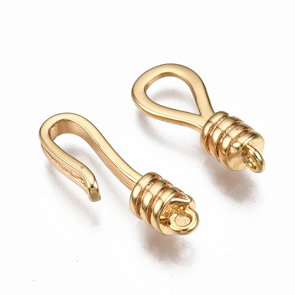 40 Set Brass Hook and S-Hook Clasps Gold Plated foe Making DIY Jewelry Bracelet Necklace Jewelry Accessories