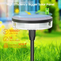 Lampe solaire de jardin extérieure à effet balayant par le vent, lumières solaires oscillantes lumineuses, étanches IP65 pour l'extérieur, la cour, le chemin, la terrasse, la pelouse 5