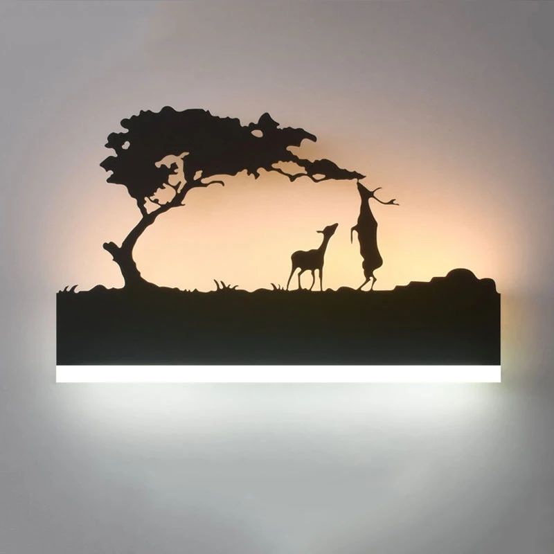 Elephant Decoration LED Wall Lamps Bedroom Animal Nordic Modern Living Room Fixture Indoor Lighting Sconce Floor Lamp Minimalist