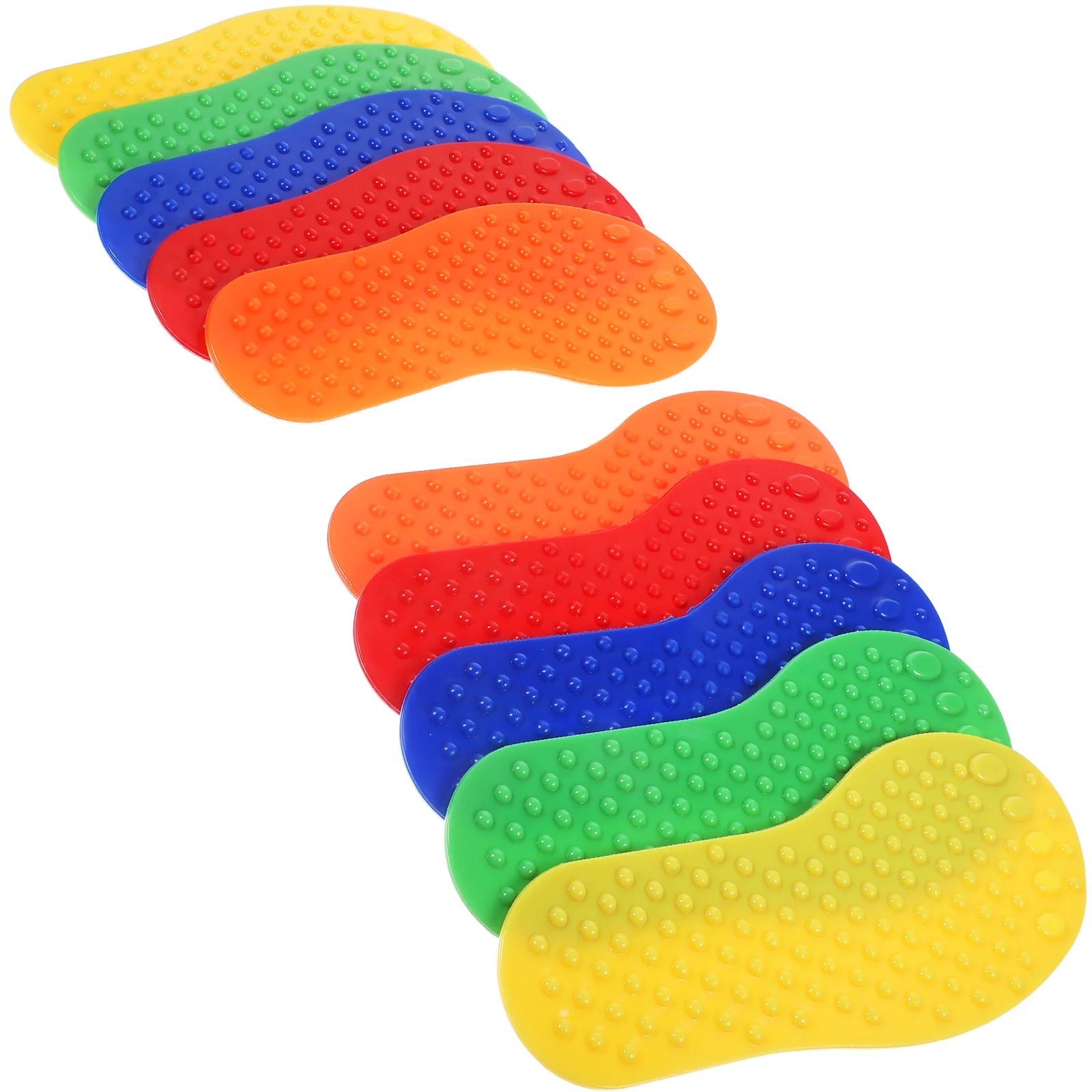 

Напольные коврики 10 шт., набор для нанесения следов Санты, аппликация для занятий футболом