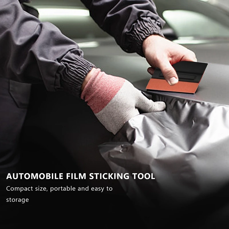 6Pack Magnet Suege Felt Edge Squeegee Vinyl Wrap Application Tools Film Squeegee Tint Tools Kit