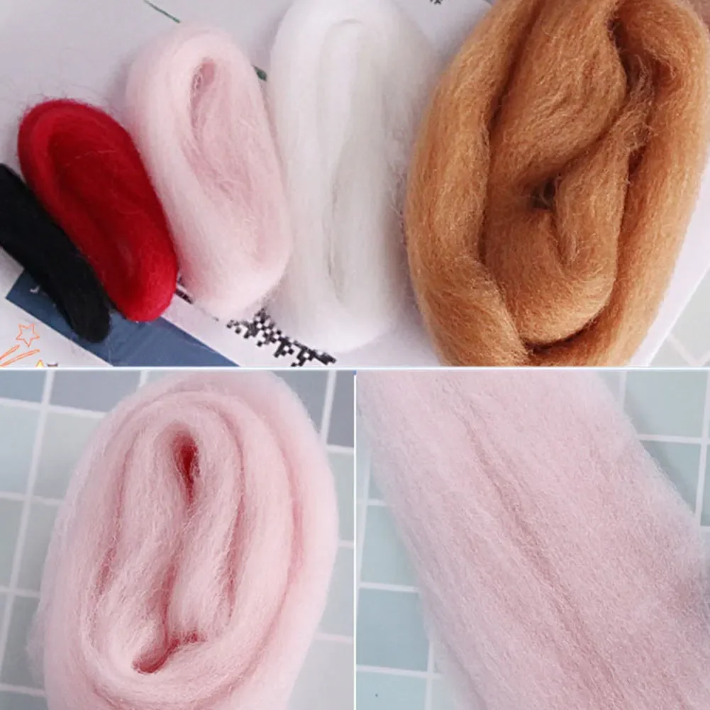 Cute Animal Wool Felting Kit for Handmade DIY Craft