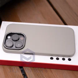 Retro Ultra Thin Matte Hard Case - Shockproof Slim Silky Skin Solid Color Cover - iPhone 13 Pro Max (Gray  RMQ)