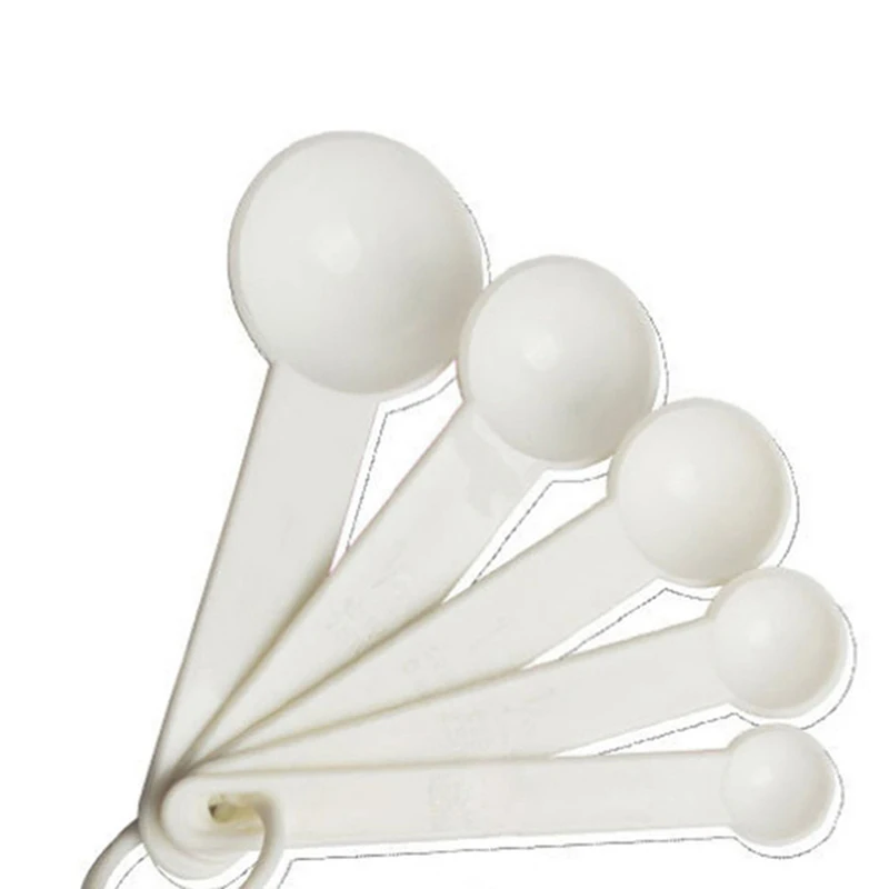 Salt oil kitchen spoon measuring works spoons cup baking utensil set 5pcs