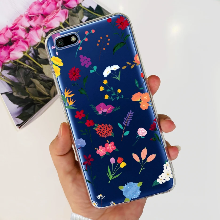 Luxury Painted Clear Silicone Soft Phone Case - Decorative Back Cover