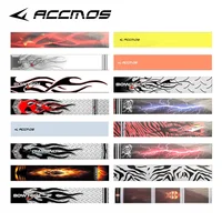 14pcs/pack Arrow Wraps Stickers For OD 6-8mm Carbon/Aluminum/Fiberglass Arrow Shaft DIY Archery Accessory 1