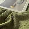 Simple Waffle Jacquard 100% Cotton Bedding Set Soft Comfortable Queen Duvet Cover Set with Sheets Quilt Cover and Pillowcases 6