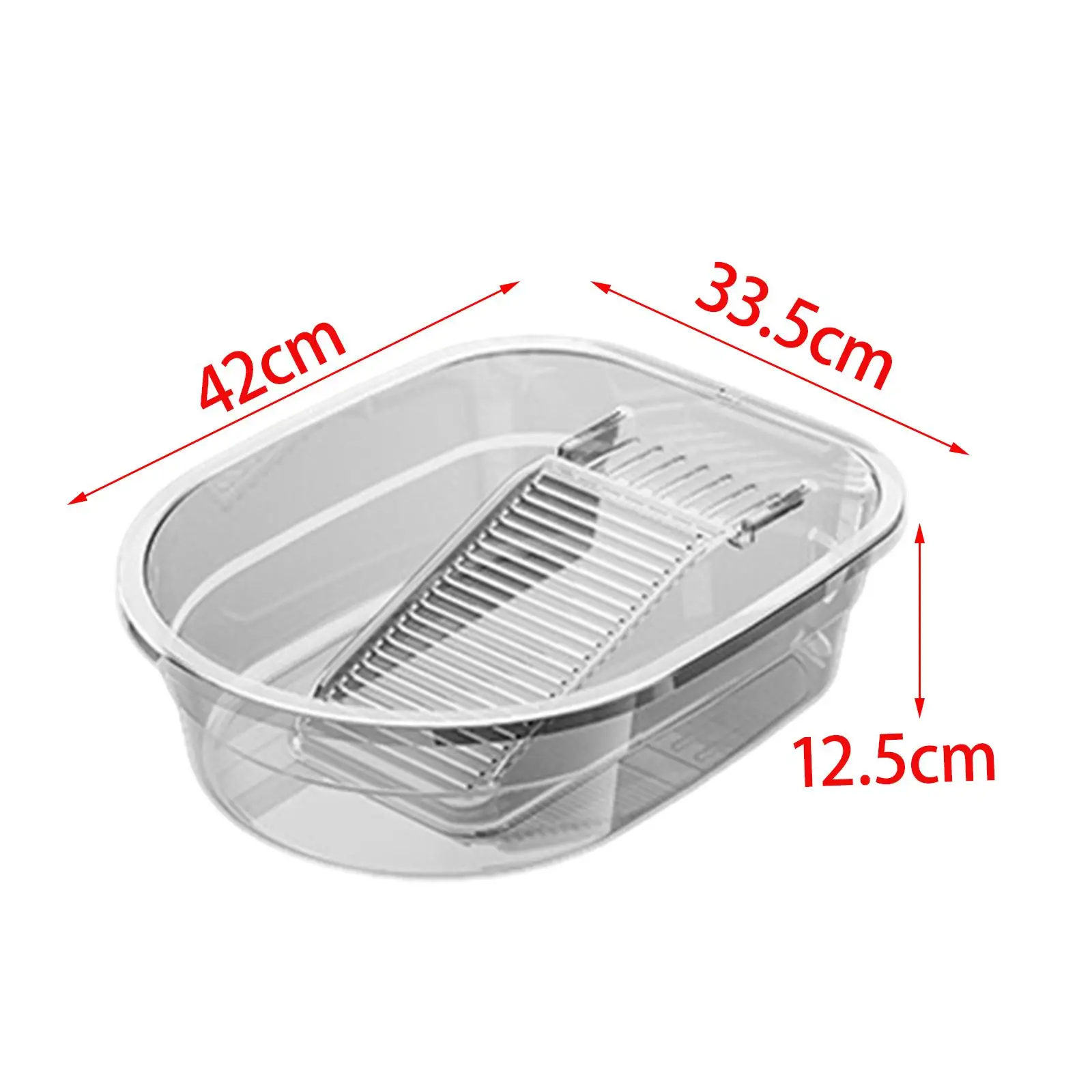 Hand Washing Clothes Bucket Plastic with Washboard for Outdoor Home