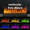 Modern remote control electric fireplace Mute water mist electric Home decorative humidifier 3d simulated flame steam fireplace 4