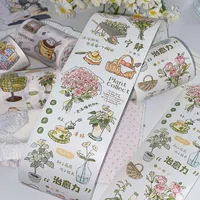 Korean Style Washi Tape Salty Minimalist Scrapbook Stickers DIY Craft Decor Supplies Aesthetic Sticker Tapes 1