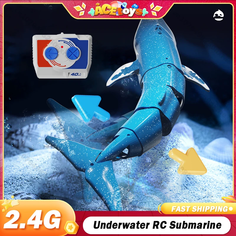 Underwater RC Submarine Remote Control Whales Shark Submarines Boat Toy Ship Diving Pools Lake Gift Water toys Children rc submarine