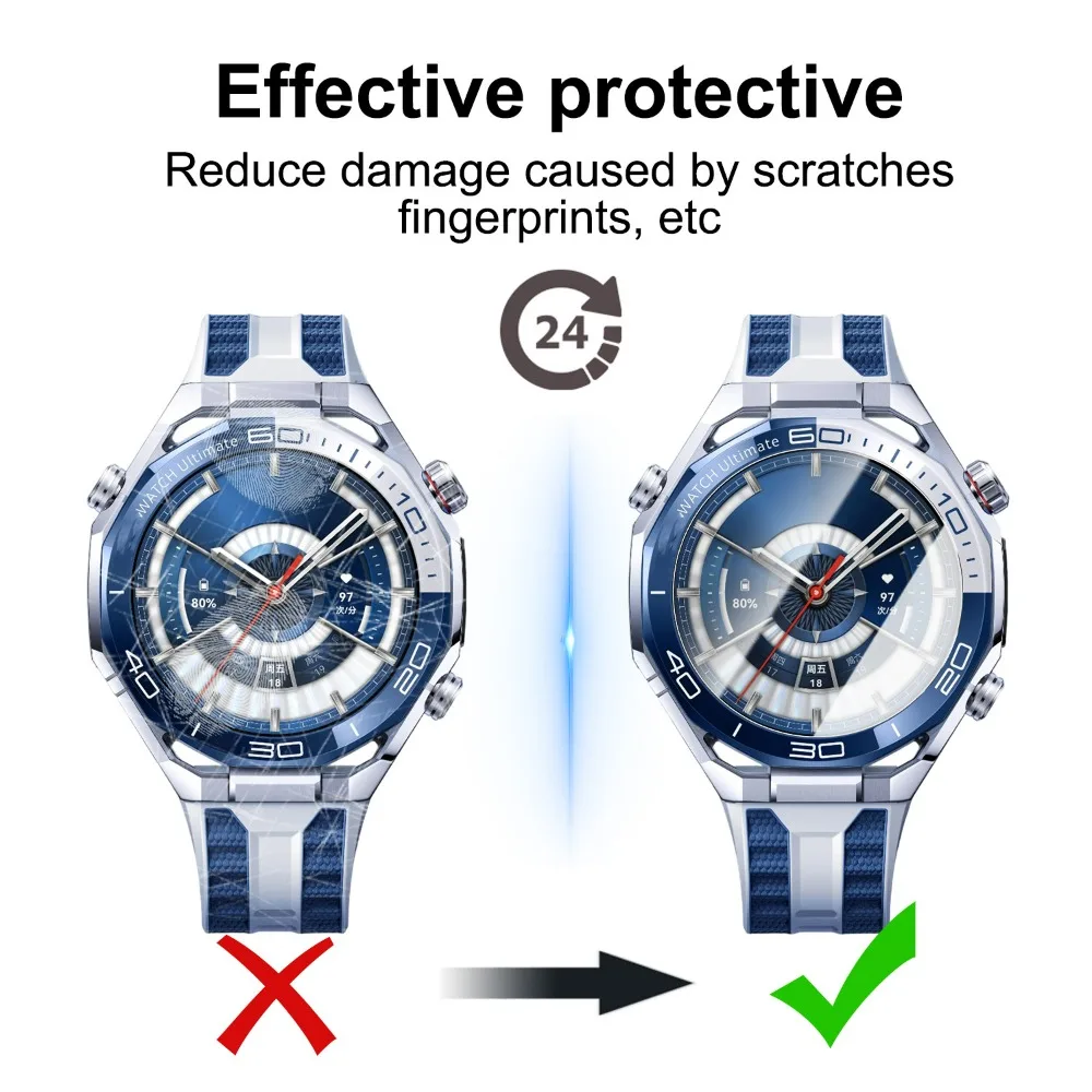 Premium Clear HD Tempered Glass Screen Protector for Huawei Watch Ultimate 2 - Anti-Scratch Protection Film, 1/5 Pack