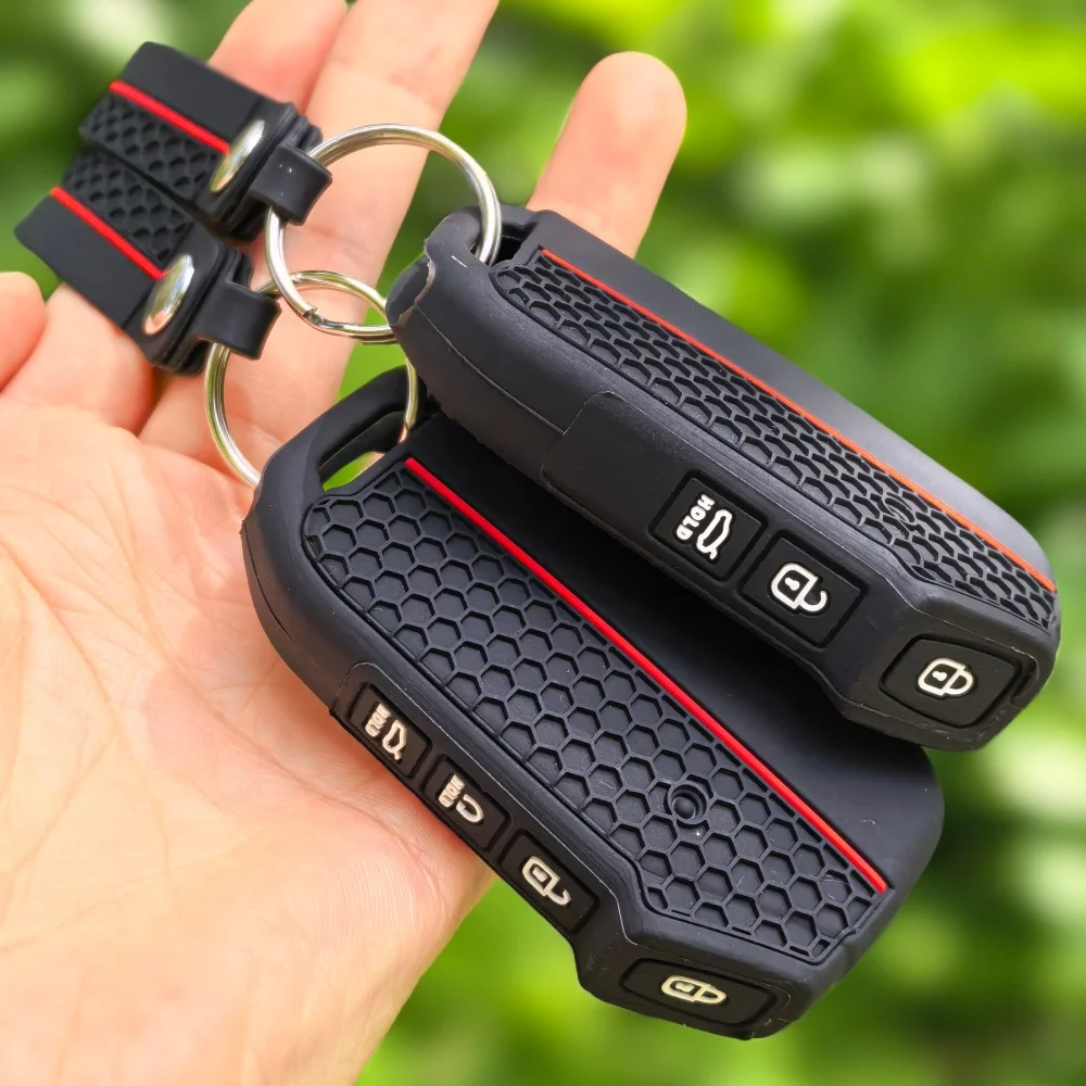 Premium Silicone Car Key Case Cover - Enhanced Protection