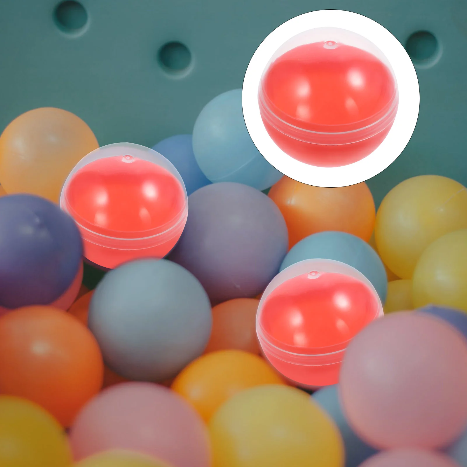 

Plastic Fillable Capsules Vending Machine Bauble Sphere Twisted Balls Grab Balls Claw Machines Prizes Containers