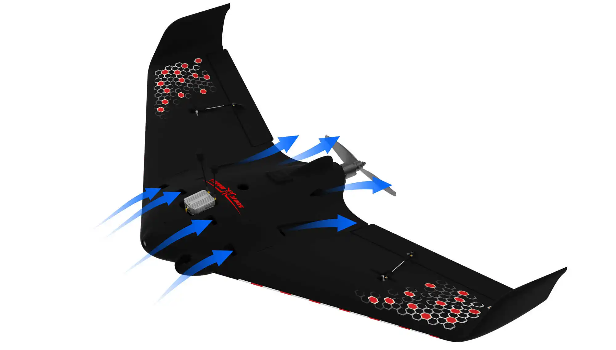 Beginner Electric Sonicmodell AR Wing Pro RC Airplane Drone 1000mm Wingspan EPP FPV Flying Wing Model Building KIT/PNP Version