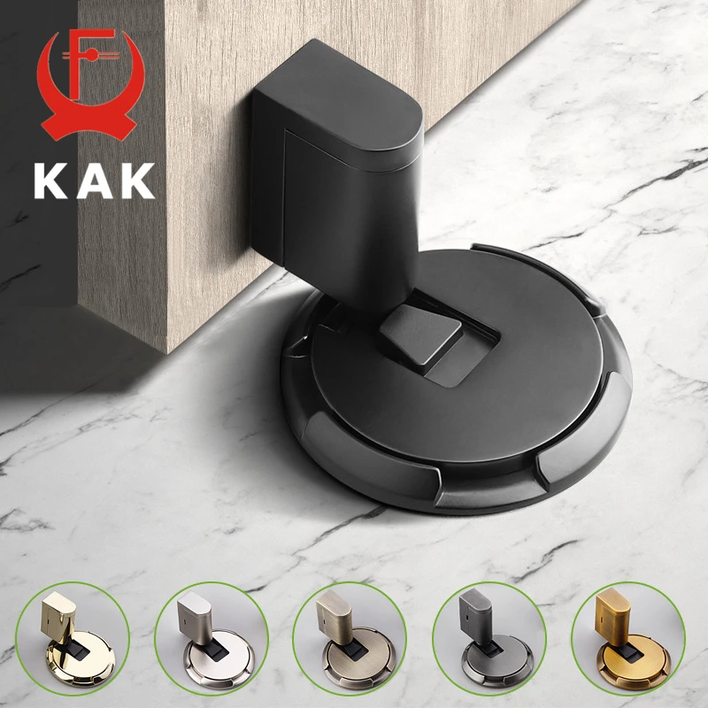 Kak Não-perfurador Mecânico Porta Rolha Ajustável Resistente à Prova de Vento Porta Titular Ouro Automático Pára Acessórios de Ferragem