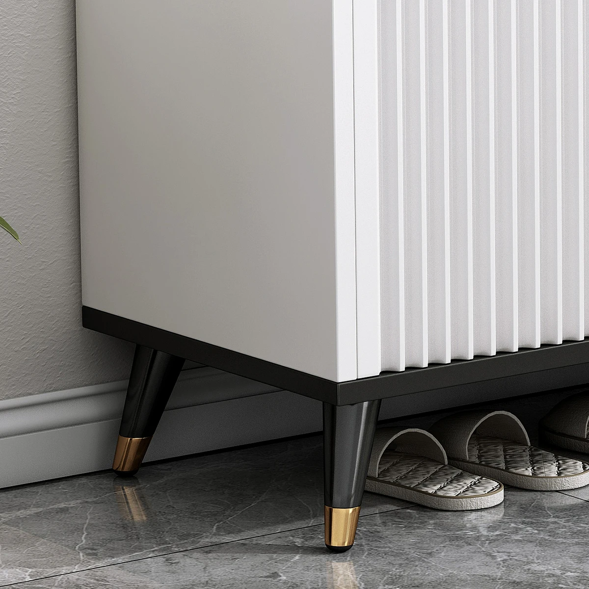 Best Quality White Shoe Cabinet Storage Rustic Wooden Tipping Bucket Shoe Cabinet With Stool