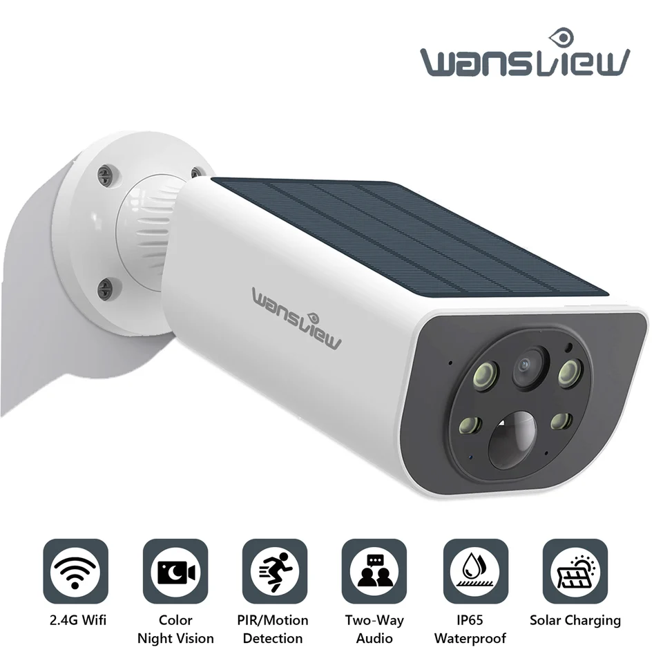 Wansview 2K Solar Wireless Outdoor Camera