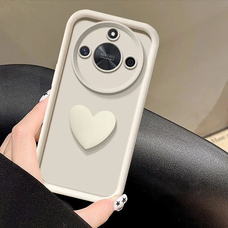 Cute 3D Love Heart Soft Silicone Phone Case