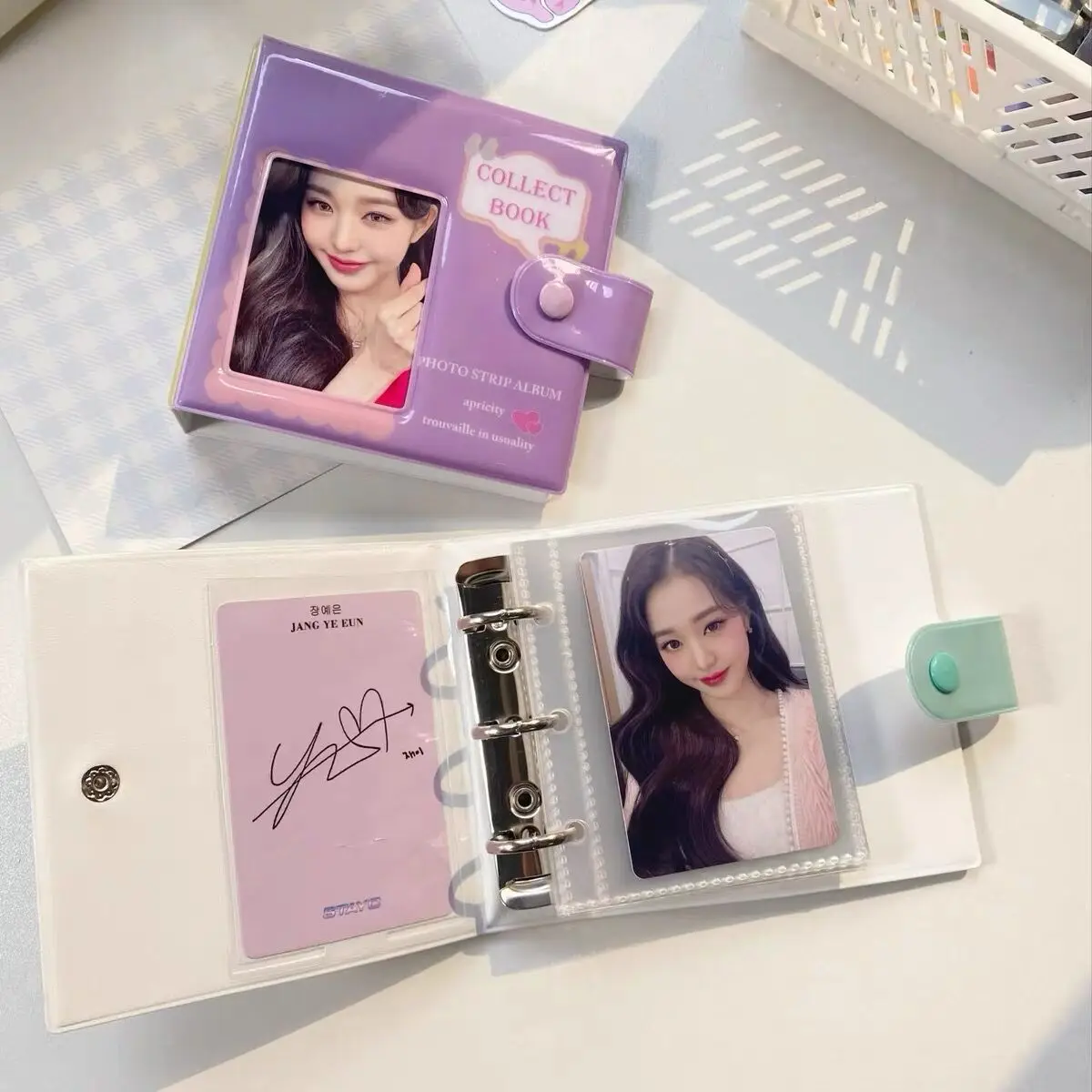 ML Select - Kpop Photocards Transparent small ring binder
