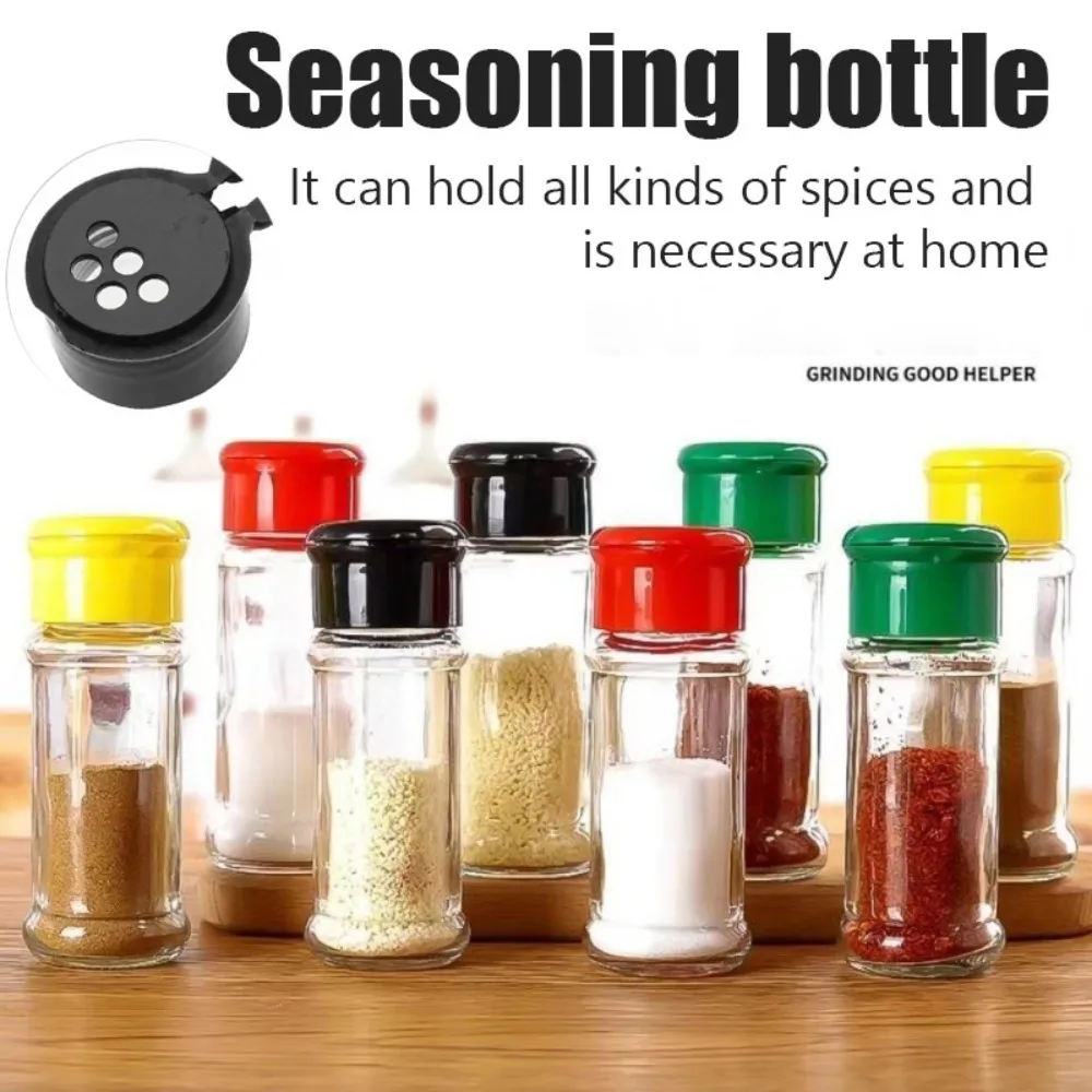 1/10/20pcs Spice Bottle Pepper Black Seasoning Jar Pepper 100ml Bottle Barbecue Condiment Kitchen Gadgets Ingredients Bottling