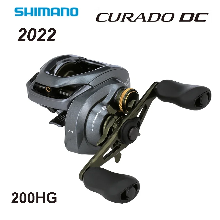 

Новинка 2022, оригинальная Рыболовная катушка SHIMANO CURADO DC с левой и правой ручкой X-SHIP Gear 200HG 200XG 201HG 201XG для заброса приманки, рыболовная катушка