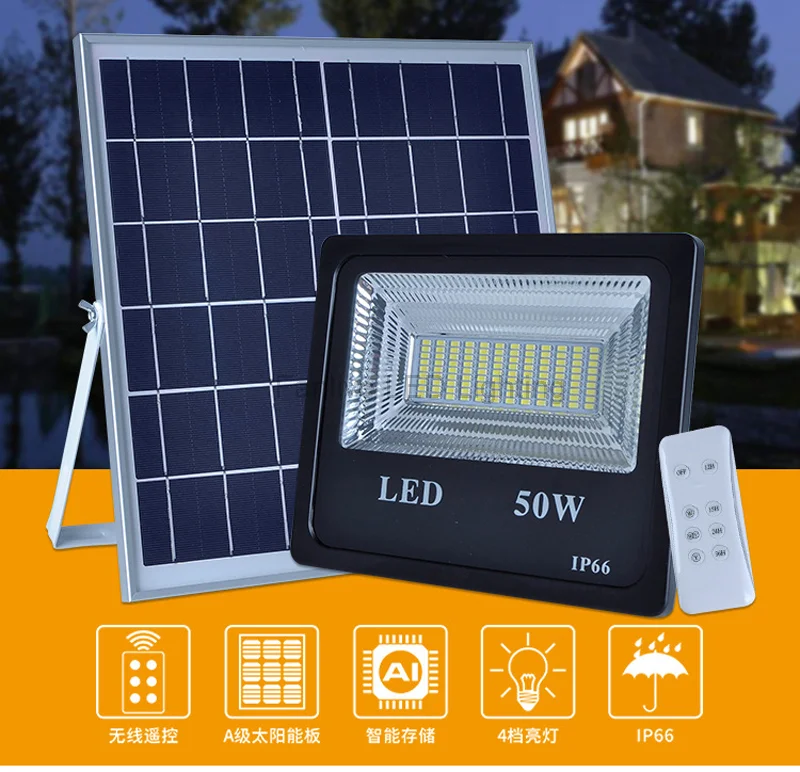 Рисунок 2 - 50 Вт Солнечный прожексветильник