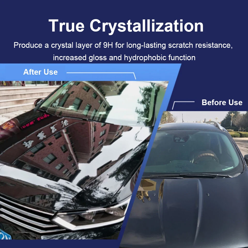 Car Coating Polish Kit 9H Liquid Glass Nano Ceramics Graphene Ceramic Coating Car Detailing Paint Care Waterproof Hydrophobic Anti-scratch