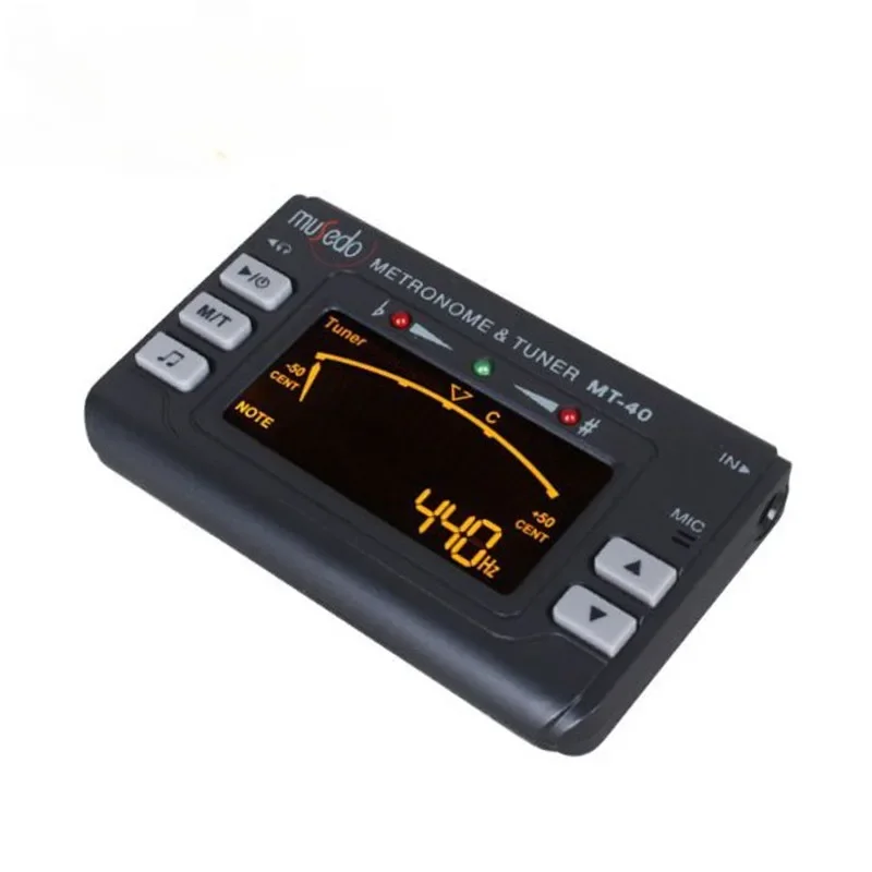 

Musedo MT-60 MT-80 MT-30 MT-40 Professional Precision LCD Guitar Metronome Tone Generator Guitar Tuner Guitar Accessories