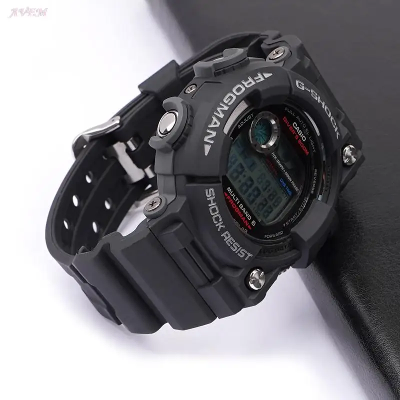 Strap for Casio G-SHOCK FROGMAN GWF-1000 5 Gen Black Rubber Watch
