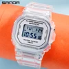 SANDA Your Watch White Fashion Sport Watch Lover's Gift Your Watch Top LED Digital Men Ladies Electronic Watch Reloj Mujer 2025 1