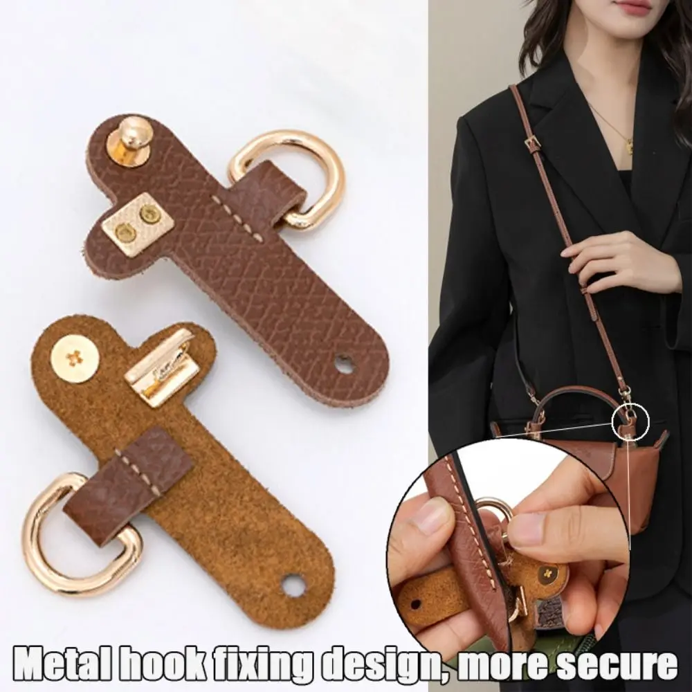 Description Picture 2 of itemPunch-free Genuine Leather Strap Replacement Shoulder Strap Transformation Buckle Conversion Hang Buckle for Longchamp