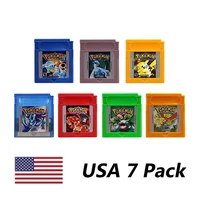 Pokemon Series 7 Boxes/Set 16 Bit GBC Game Cassette Classic for Video Game Cartridge Console USA/ESP/FRA/ITA/NOE Version 2