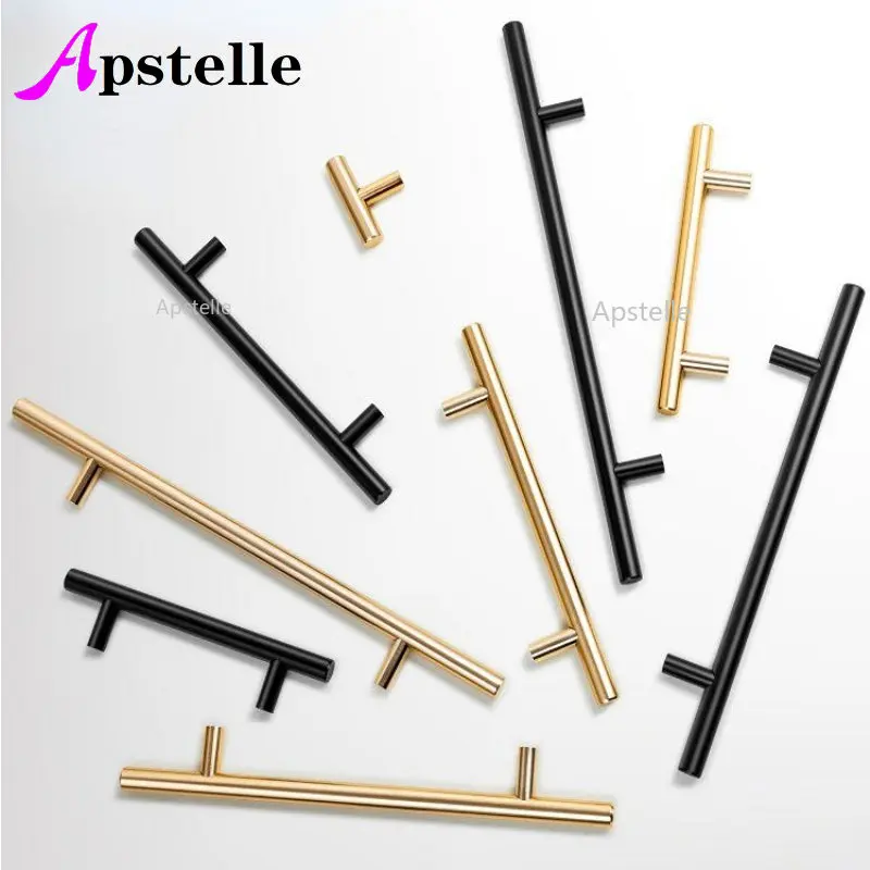 Apstelle Modern Stainless Steel 304 T Bar Maniglia Per Porta Manopole Per Mobili Maniglie Per Mobili Tirare Per Mobili Da Cucina Cassetto Dell'Armadio