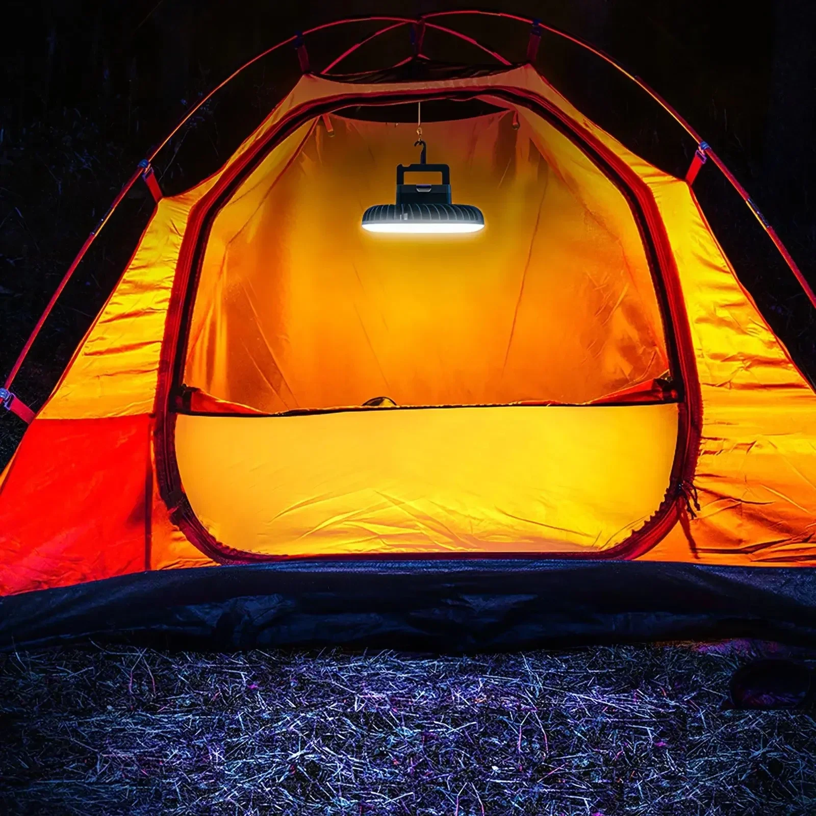 Multifunctional Waterproof Tent Fan Rechargeable Camping  Portable Lantern Night Market Booth Lamp Outdoor Cooling Fan Lamp 5