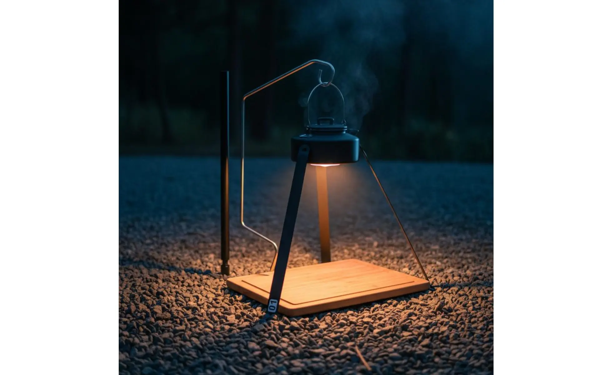 Tripod Lantern Stand Easy Assembly Folding Lantern Stand Portable Camping Lamp Holder Versatile for Campers, Tent